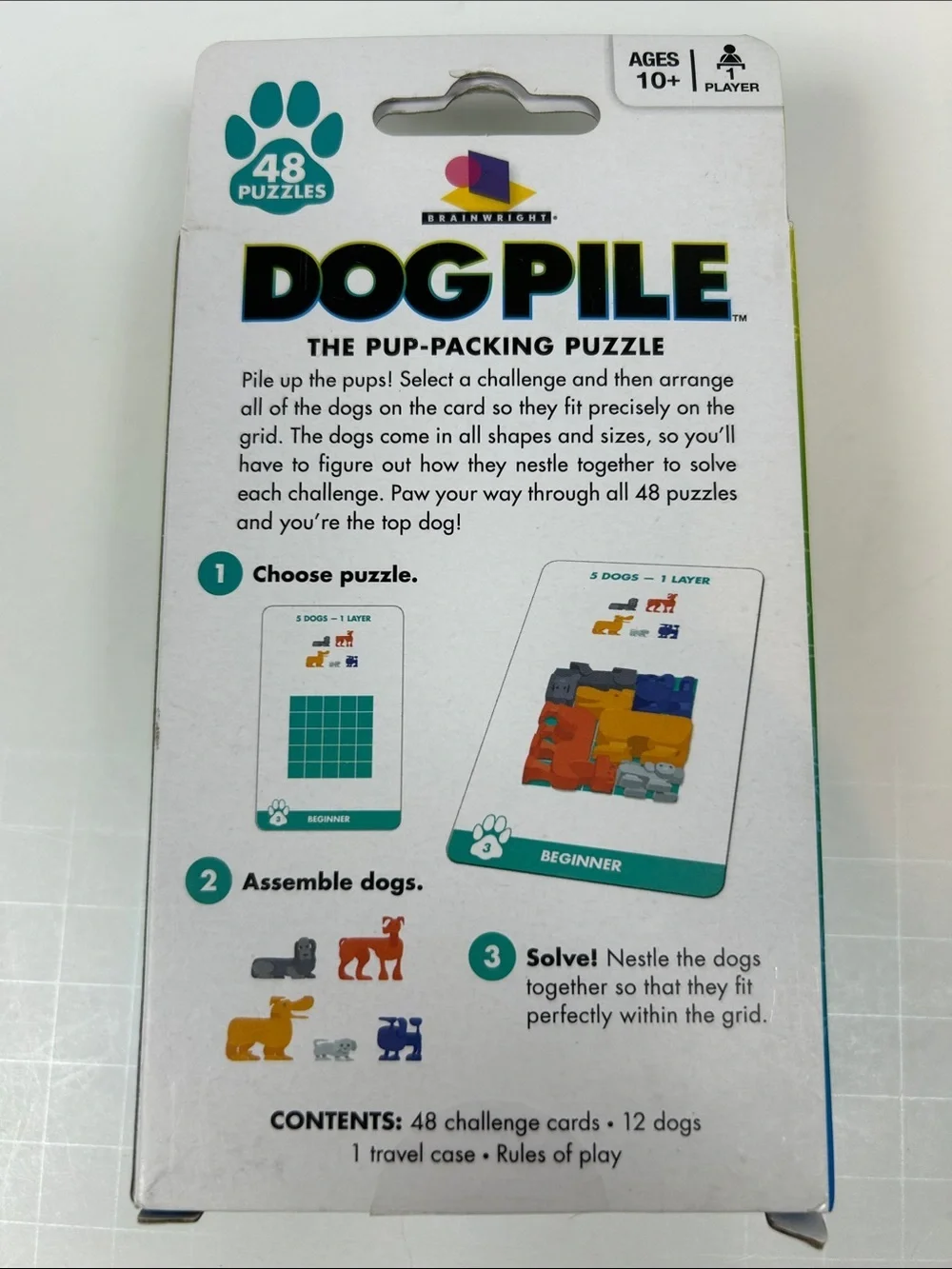 Brainwright Dog Pile The Pup Packing Puzzle Game